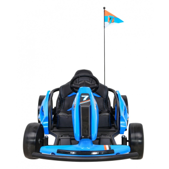 Gokart Speed 7 Drift King na akumulator dla dzieci Niebieski + Funkcja driftu + Sportowe siedzenie + 2 Prędkości + EVA